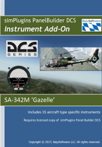 Panel Builder SA-342M Gazelle-Instrument  Add-on  for New Version of DCS